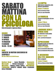 sabato mattina con la psicologa a Firenze
